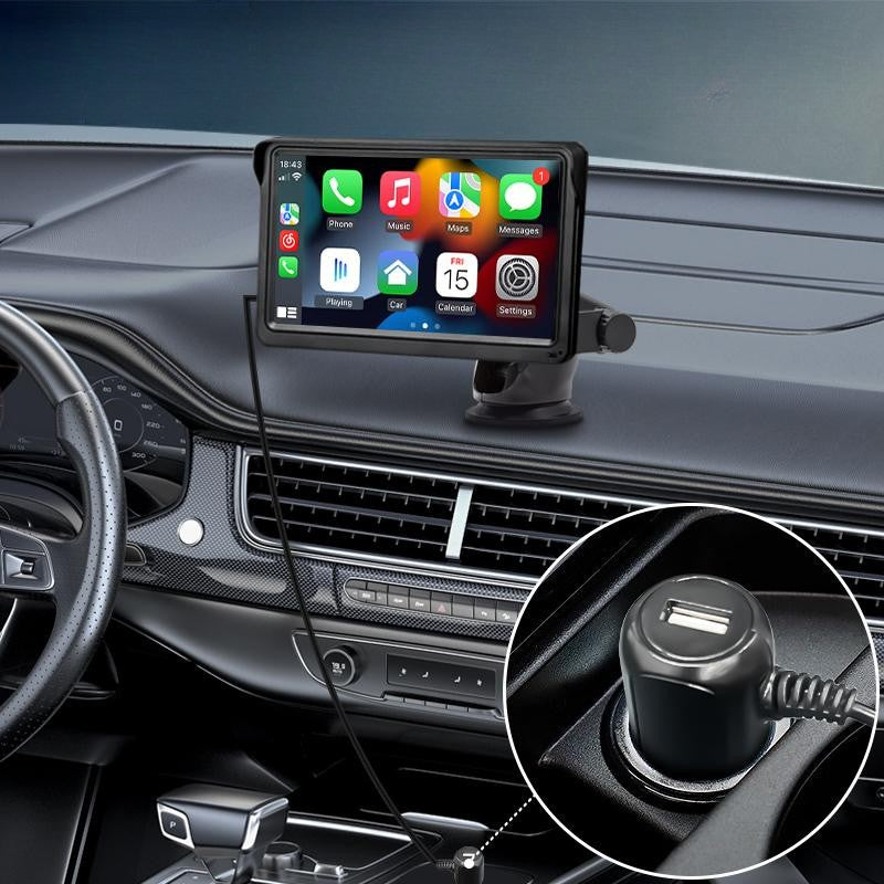Autoradio CarPlay avec Écran Tactile, Bluetooth 5.0, 7 Pouces