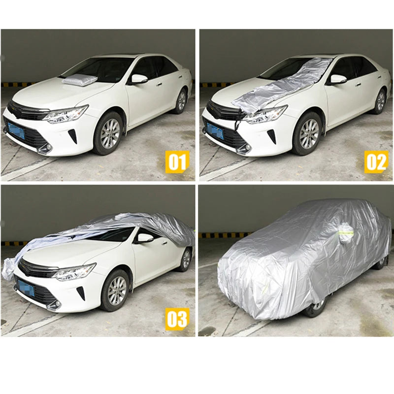 Couvre-voiture universel, Housse extérieure anti-intempéries.