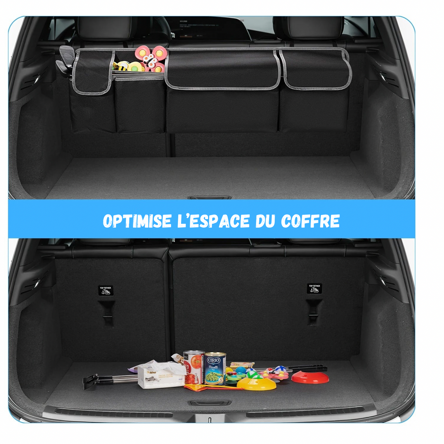 Sacs de rangement pour siège arrière