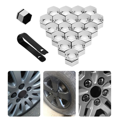 Couvre-écrous de roue – 20 pièces, 17/19/21 mm