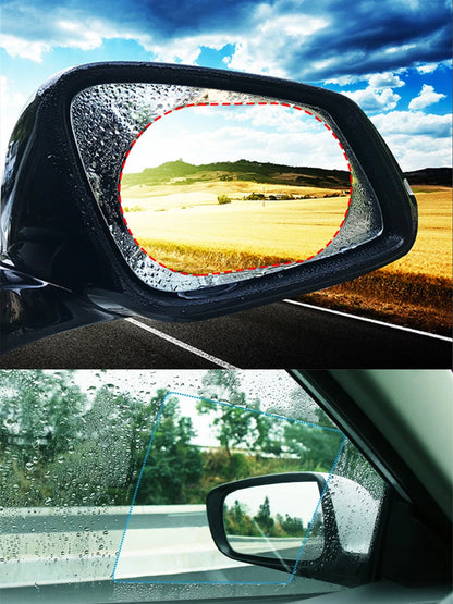 Film Anti-buée et Anti-pluie pour Rétroviseur de Voiture – Lot de 2/4/8 Pièces