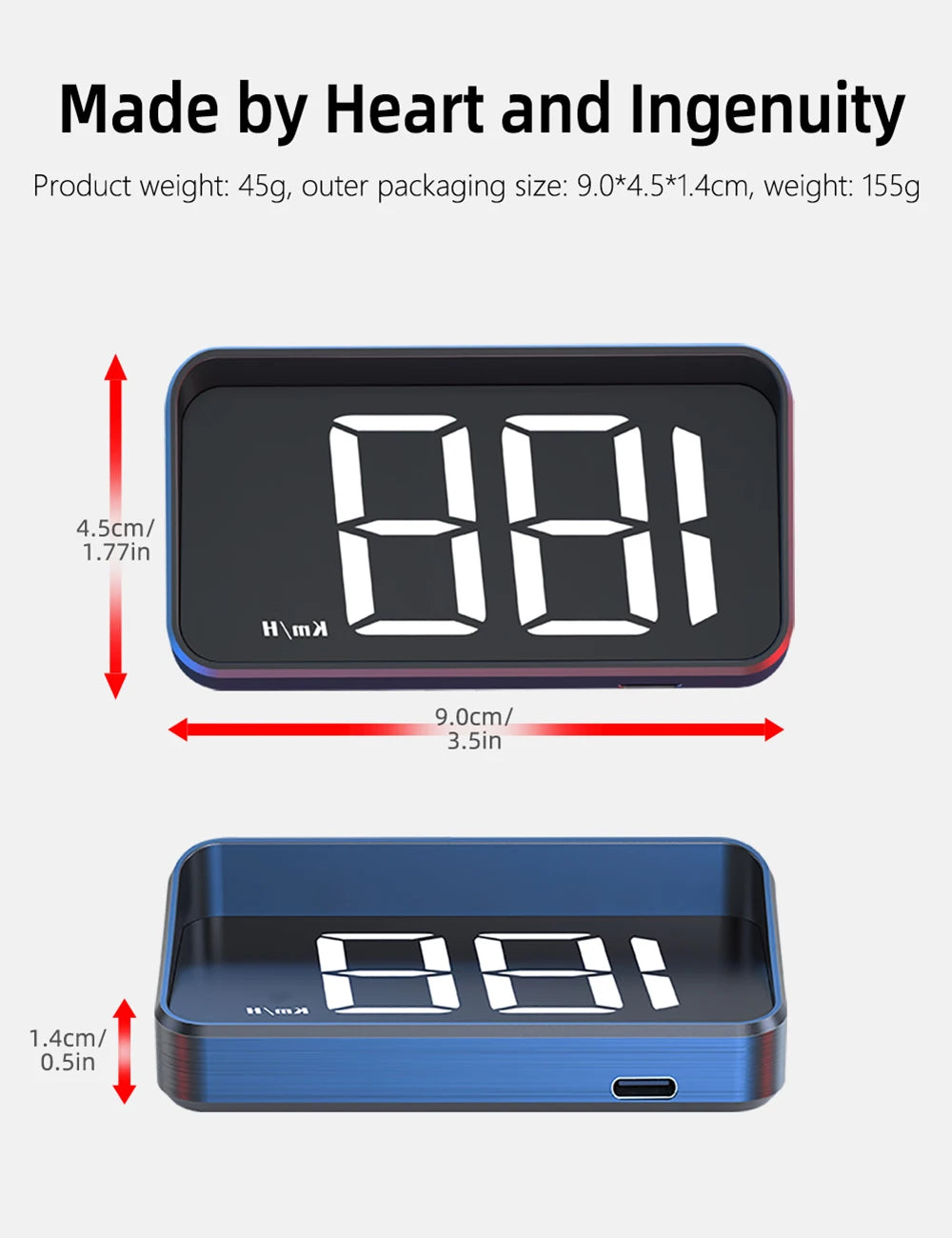 Compteur de Vitesse Numérique GPS M2