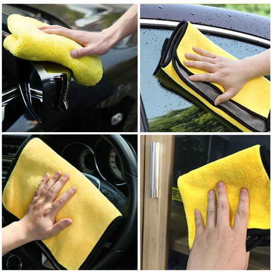 Serviette microfibre pour nettoyage de voiture