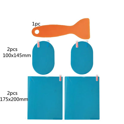 Film Anti-buée et Anti-pluie pour Rétroviseur de Voiture – Lot de 2/4/8 Pièces