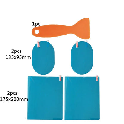 Film Anti-buée et Anti-pluie pour Rétroviseur de Voiture – Lot de 2/4/8 Pièces