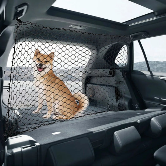 Filet de Sécurité pour Chien – Coffre de Voiture Universel