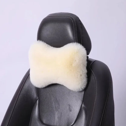 Oreiller en peluche pour siège de voiture