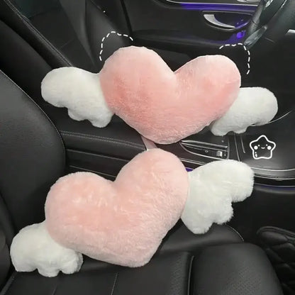 Coussin en forme de cœur pour siège