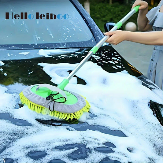 Vadrouille de nettoyage télescopique pour voiture